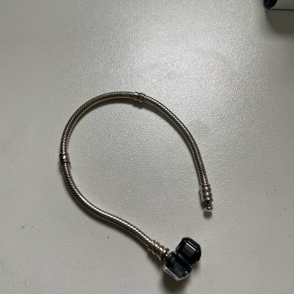 Pandora Moments Barrel Clasp Snake Chain Bracelet - Picture 4 of 7